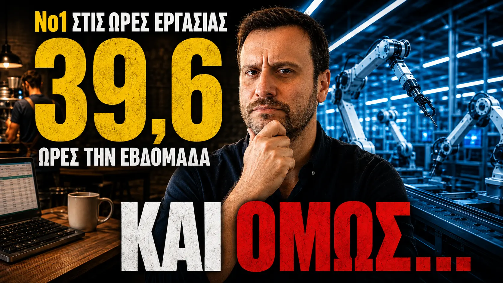 Νο1 στις ώρες εργασίας — 39,6 ώρες την εβδομάδα — και όμως